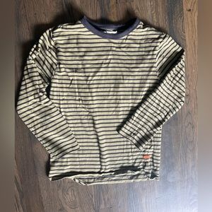 5/$20 olive and blue long sleeved tee by Zara size 10